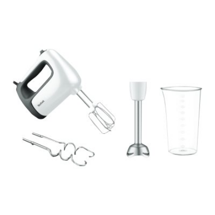 TEFAL | Hand Mixer | PrepMix+ HT462138 | Hand Mixer | 500 W | Number of speeds 5 | Turbo mode | White