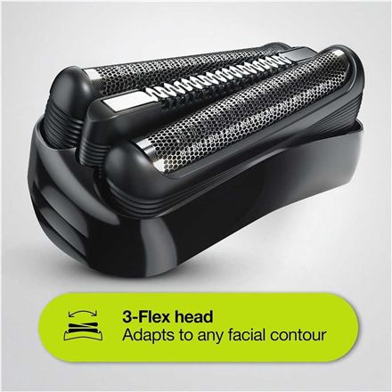 Braun Shaver | 300BT Series 3 | Operating time (max) 30 min | NiMH | Black
