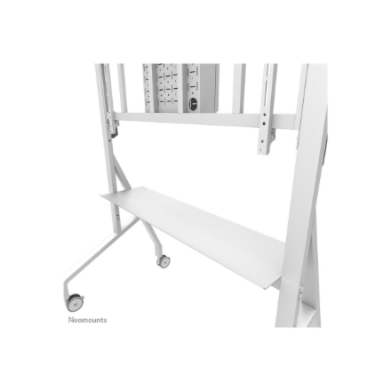 Neomounts Floor stand | FL50-575WH1 TV trolley | Adjustable Height | 65-110 " | Maximum weight (capacity) 125 kg | White