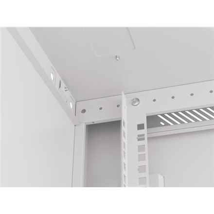 Lanberg | Rack cabinet 19" wall-mount 12U/600x600 (flat pack) V2 | WF01-6612-10S | Grey