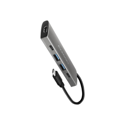 AXAGON | USB-C 10Gbps SPEEDSTER 5in1 hub (rev2.0) | HMC-5G2 | HDMI ports quantity 1