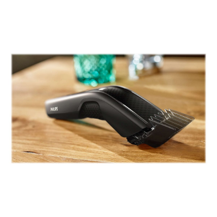 Philips | Series 5000 Beard and Hair Trimmer | HC5632/15 | Cordless or corded | Number of length steps 28 | Step precise 1 mm | Black