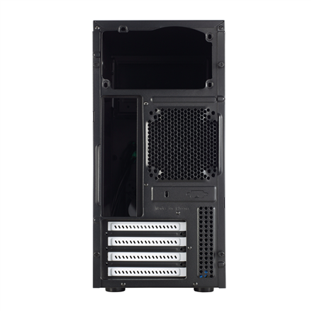 Fractal Design | CORE 1100 | Black | Micro ATX | ATX PSUs, up to 185mm if a typical-length optical drive is mounted