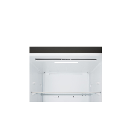LG Refrigerator | GBBS322CEV | Energy efficiency class C | Free standing | Combi | Height 203 cm | Fridge net capacity 262 L | Freezer net capacity 113 L | Display | 34 dB | Black