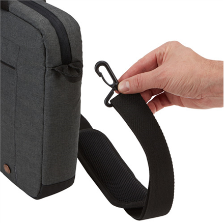 Case Logic | Era Attaché | Fits up to size 14 " | Messenger - Briefcase | Obsidian | Shoulder strap