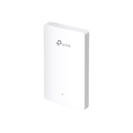 TP-LINK | AX1800 Wall-Plate Dual-Band Wi-Fi 6 Access Point | EAP615-Wall | 802.11ax | 10/100/1000 Mbit/s | Ethernet LAN (RJ-45) ports 4 | MU-MiMO Yes | PoE out