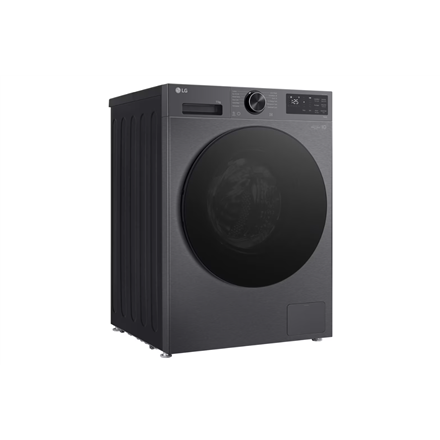 LG Washing machine | F4X5011TBB | Energy efficiency class A | Front loading | Washing capacity 11 kg | 1400 RPM | Depth 57 cm | Width 60 cm | Display | LED | Steam function | Direct drive | Wi-Fi | Matte Black