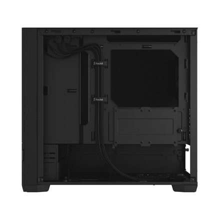 Fractal Design | Pop Mini Silent | Side window | Black Solid | mATX, Mini ITX | ATX