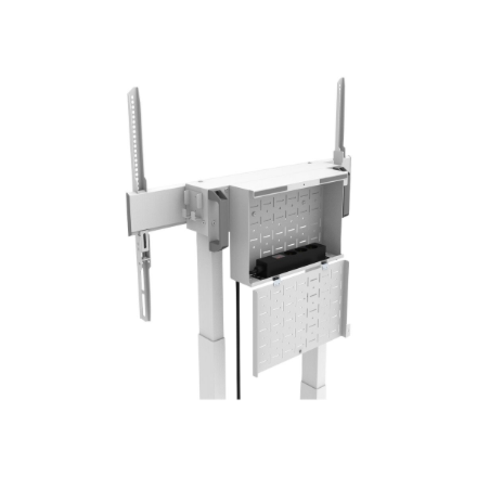 Neomounts Floor stand | FL55-875WH1 TV trolley | Adjustable Height | 55-100 " | Maximum weight (capacity) 110 kg | White