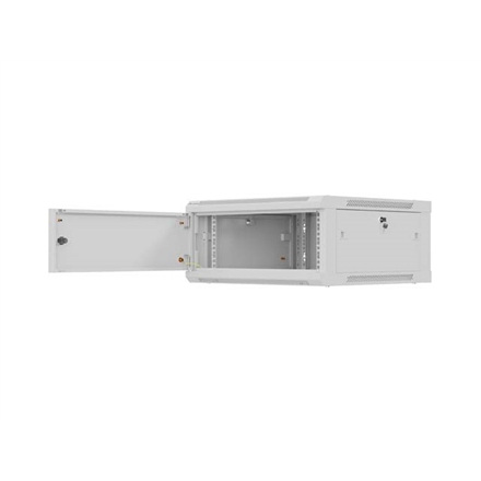 Lanberg Wall mounted installation cabinet 19" 4U 600X600 | WF01-6604-00S | Grey