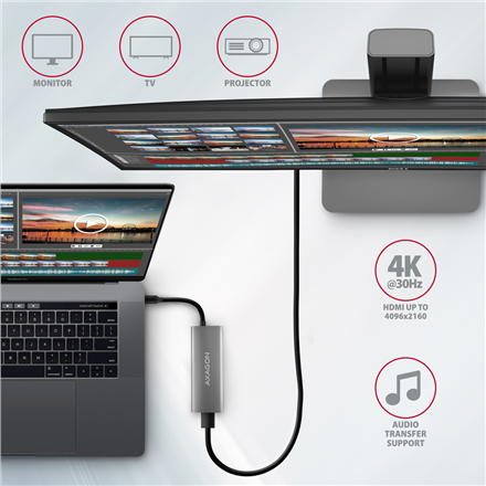 AXAGON Multi-port USB-C 10Gbps hub, 13cm | HMC-5G21
