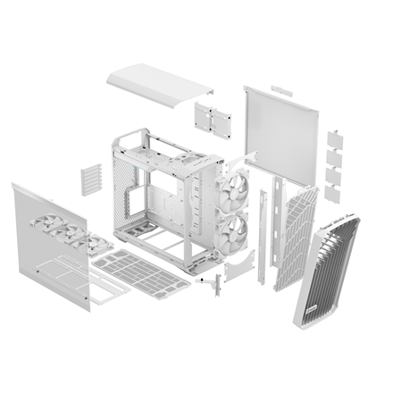 Fractal Design | Torrent | RGB White TG clear tint | ATX