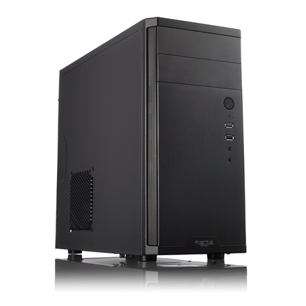Fractal Design | CORE 1100 | Black | Micro ATX | ATX PSUs, up to 185mm if a typical-length optical drive is mounted