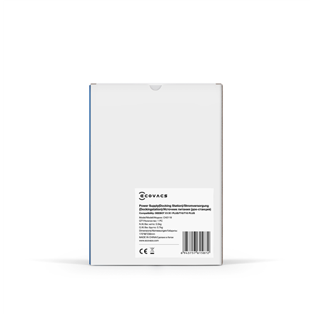 Ecovacs | Charging Dock (EU) for T10/T10 PLUS/X1 PLUS | CH2118 | Black