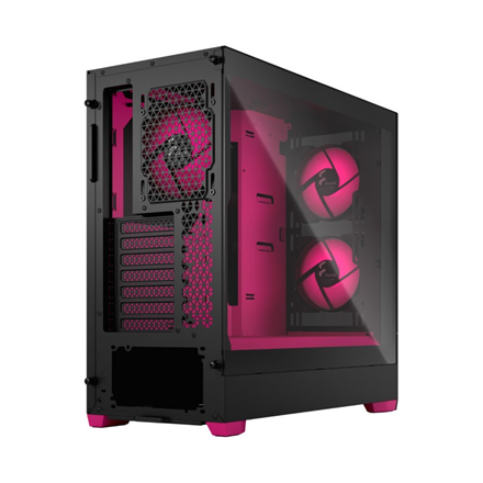 Fractal Design | Pop Air RGB | Side window | Magenta Core TG Clear Tint | ATX, mATX, Mini ITX | ATX