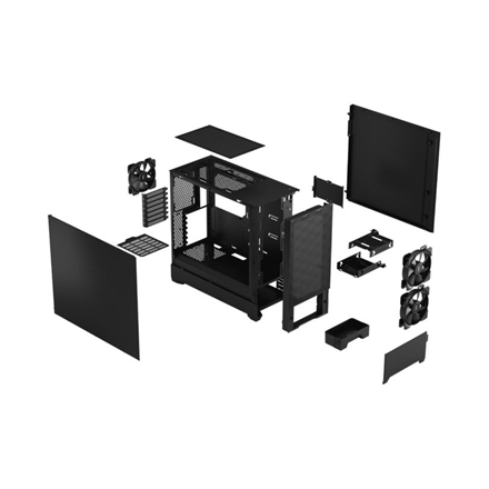 Fractal Design | Pop Air | Side window | Black Solid | ATX, mATX, Mini ITX | ATX