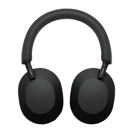 Sony Headphones | WH1000XM5SAB | Bluetooth | Over-Ear | Microphone | Black | Noise canceling | Wireless