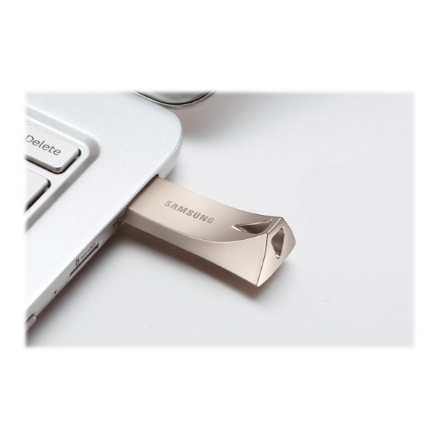 Samsung | BAR Plus | MUF-128BE3/APC | 128 GB | USB 3.1 | Silver