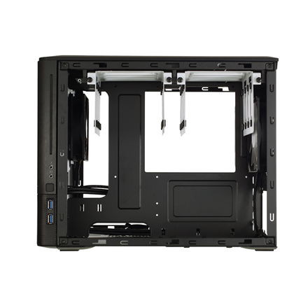 Fractal Design | NODE 804 | Side window | 2 - USB 3.0Audio in/outPower button with LED (white)HDD activity LED (white) | Black | Micro ATX