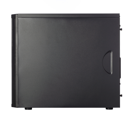 Fractal Design | CORE 1100 | Black | Micro ATX | ATX PSUs, up to 185mm if a typical-length optical drive is mounted