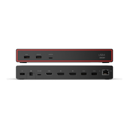 Lenovo ThinkPad USB4 Smart Dock 5500 (with 135W Adapter) | DisplayPorts quantity 2 | HDMI ports quantity 1 | 100 W