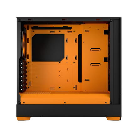 Fractal Design | Pop Air RGB | Side window | Orange Core TG Clear Tint | ATX, mATX, Mini ITX | ATX