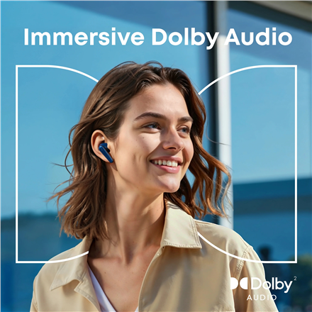 Anker Soundcore Earbuds with Dolby Audio | Liberty 5 | Bluetooth | In-Ear | Microphone | Navy blue | Noise canceling | Wireless