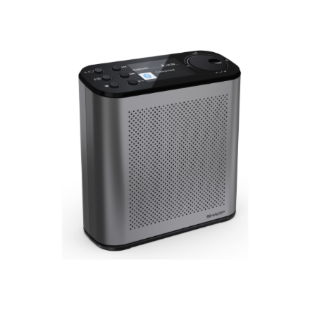 Sharp OSAKA Portable Digital Radio | DR-P530(GY) | USB port | Bluetooth | FM radio | Wireless connection