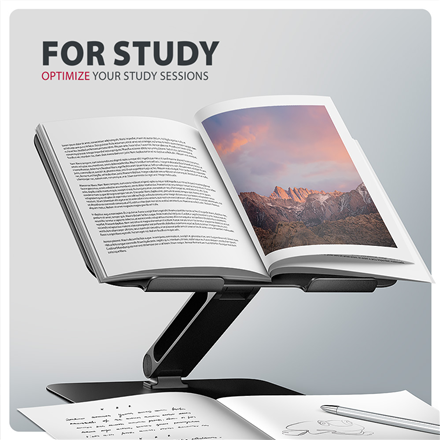 AXAGON STND-LQB stand for notebooks and tablets | Adjustable Height, Angle | 10-17.3 " | Maximum weight (capacity) 5 kg | Black