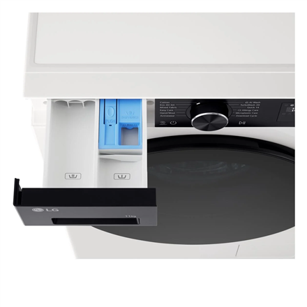 LG Washing machine | F4X5011TKB | Energy efficiency class A | Front loading | Washing capacity 11 kg | 1400 RPM | Depth 57 cm | Width 60 cm | Display | LED | White