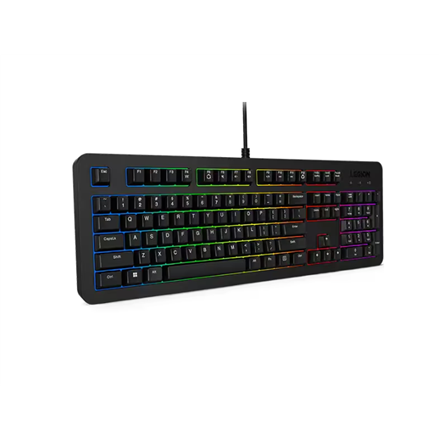 Lenovo Gaming Keyboard | Legion K310 RGB | Keyboard | Wired | US English | Membrane | Black