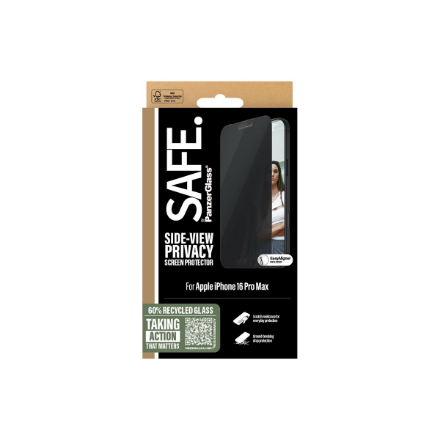 PanzerGlass Screen protector | Apple | iPhone 16 Pro Max | Glass | Black | Ultra-Wide Fit