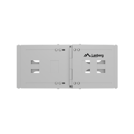 Lanberg Folding Bracket Wall-mount 19" 4U | FB01-5404-10S | Grey