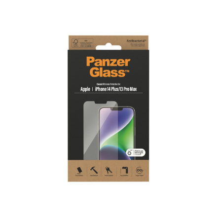 PanzerGlass | Screen protector | Apple | iPhone 14 Plus/13 Pro Max | Glass | Transparent | Classic Fit