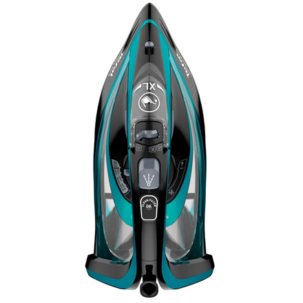 TEFAL | Ultimate Pure FV9844E0 | Steam Iron | 3200 W | Water tank capacity 350 ml | Continuous steam 60 g/min | Steam boost performance 250 g/min | Blue/Black