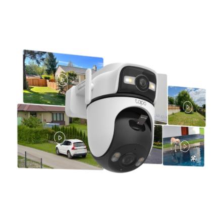 TP-LINK | Dual Lens Security Wi-Fi Camera | Tapo C545D | Dome | 3 MP | 6mm | IP66 | H.264 | MicroSD, up to 512 GB
