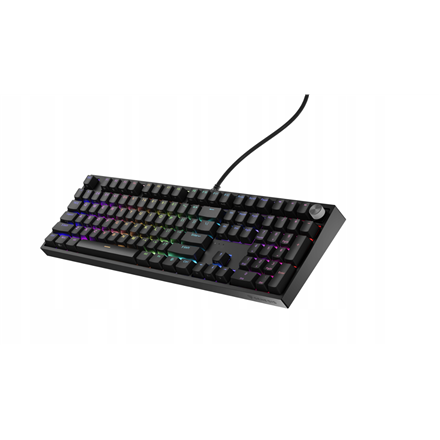 Genesis | THOR 404 | Wired | US | Black | USB Type-A | Outemu Peach Silent