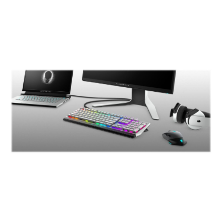 Dell | Alienware Gaming Keyboard | AW510K | Mechanical Gaming Keyboard | Wired | EN | Black/Silver