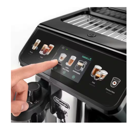 Delonghi Coffee Maker | ECAM450.55.G Eletta Explore | Pump pressure 19 bar | Built-in milk frother | Automatic | 1450 W | Grey