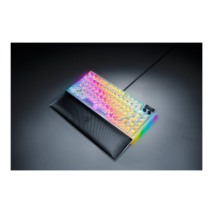 Razer Hot-swappable Mechanical Gaming Keyboard | BlackWidow V4 75% | Gaming Keyboard | Wired | US | Razer Mechanical Switches (Tactile) | Phantom White Edition