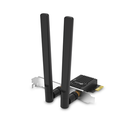 TP-LINK AX900 Wi-Fi 6 Bluetooth PCIe Adapter | Archer TX10E | 802.11ax | MU-MiMO Yes | no PoE | Antenna type Two High Gain Dual-Band Antennas