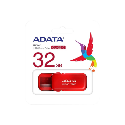 ADATA | UV240 | 32 GB | USB 2.0 | Red