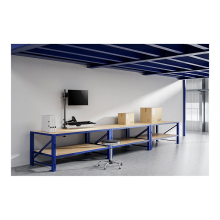Neomounts Desk Mount | DS90-325BL1 Sit-stand workstation desk | Adjustable Height, Rotate, Tilt, Swivel | 17-32 " | Maximum weight (capacity) 9 kg | Black