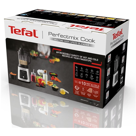TEFAL | Blender | BL83SD30 | Tabletop | 1400 W | Jar material Glass | Jar capacity 1.75 L | Ice crushing | Silver