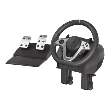 Genesis | Driving Wheel | Seaborg 400 | Silver/Black | Game racing wheel