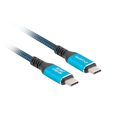 Lanberg | USB-C M/M 4.0 CABLE 240W 8K 60HZ | CA-CMCM-44CU-0005-BK