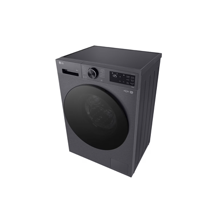 LG Washing machine | F2X50S9TBB | Energy efficiency class A | Front loading | Washing capacity 9 kg | 1200 RPM | Depth 48 cm | Width 60 cm | Display | LED | Steam function | Direct drive | Wi-Fi | Matte Black