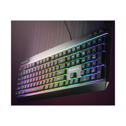 Genesis | Rhod 530 | Membrane Gaming Keyboard | Wired | US | Black