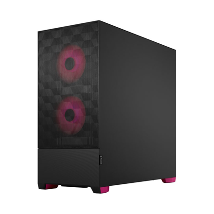 Fractal Design | Pop Air RGB | Side window | Magenta Core TG Clear Tint | ATX, mATX, Mini ITX | ATX