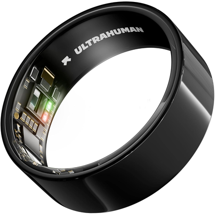 Ultrahuman | Ring Air | Aster Black | Size 12 | Smart Ring